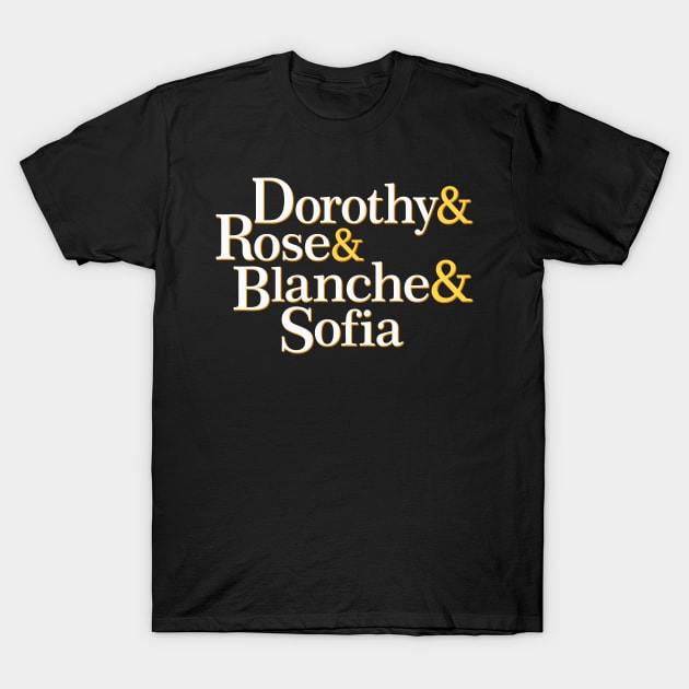 Golden Girls TV Show Shirt T-Shirt by Boots